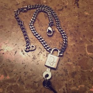 Christian Dior lock and key bracelet
